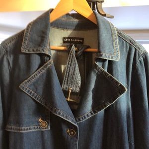 Love & Legend - long denim jacket - S-20